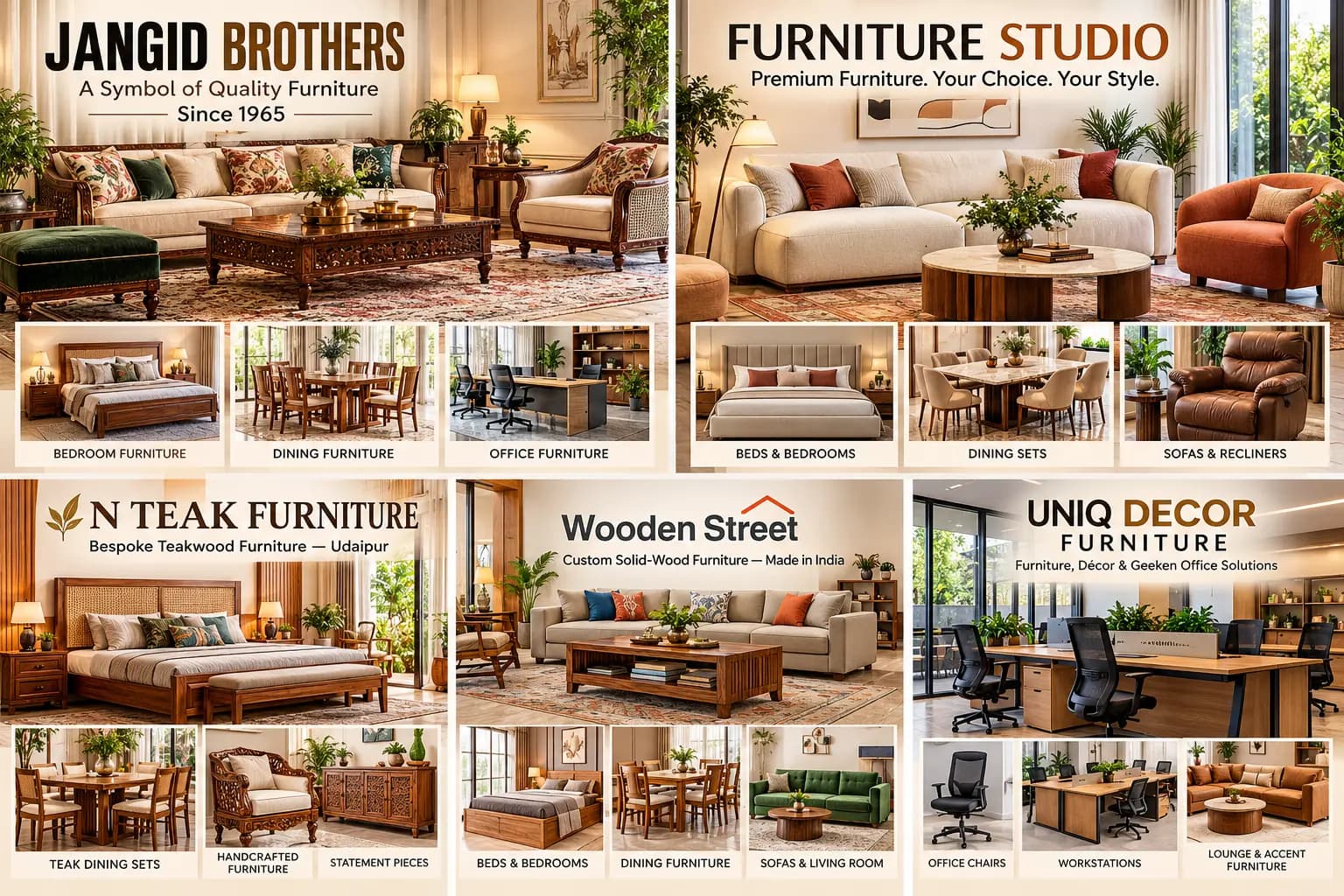 Udaipur’s Luxury Furniture Stores